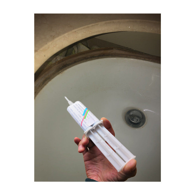 洗手盆专用胶大理石台下盆脱落掉了粘接安装固定云石胶陶瓷洗脸池