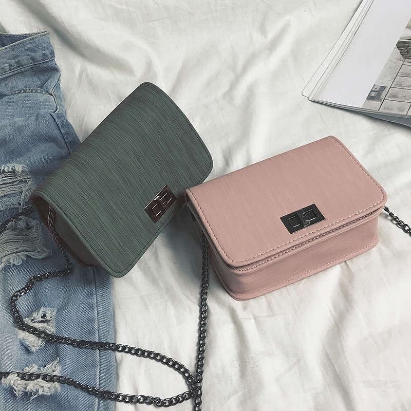Summer bag 2020 summer Trend new pattern Korean Edition Versatile chain Square bag Lock catch Shoulder Messenger Handbagin the Leather/Lady bags/Men's bag, Ms. bags category - from Buy2taobao.com to provide professional Taobao agent buy service