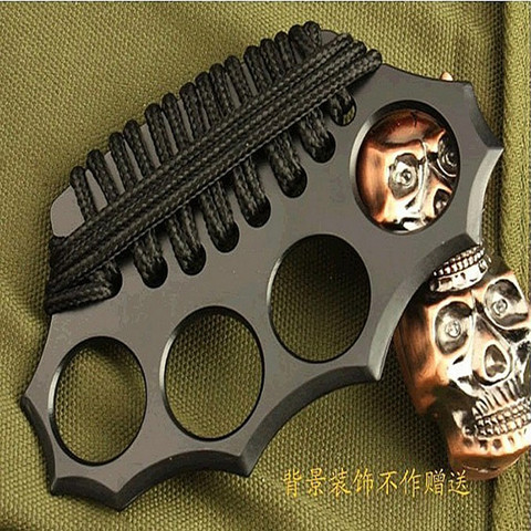 防身武器 自卫 铁拳头 战术_玻纤指虎四指防身武器便携手扣虎指拳扣