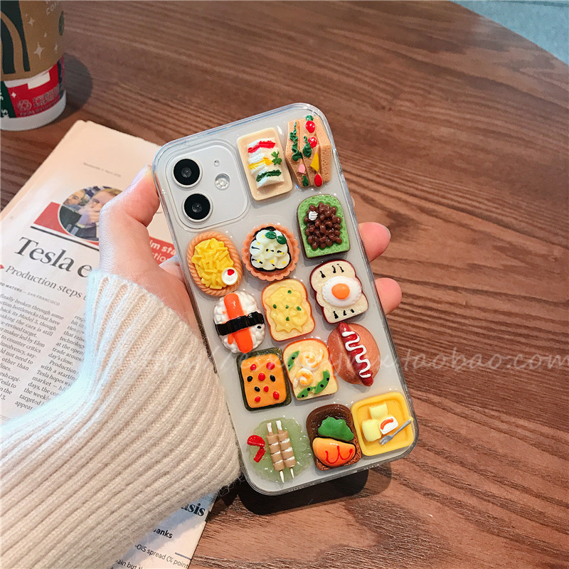 仿真食物手机壳立体寿司iphone