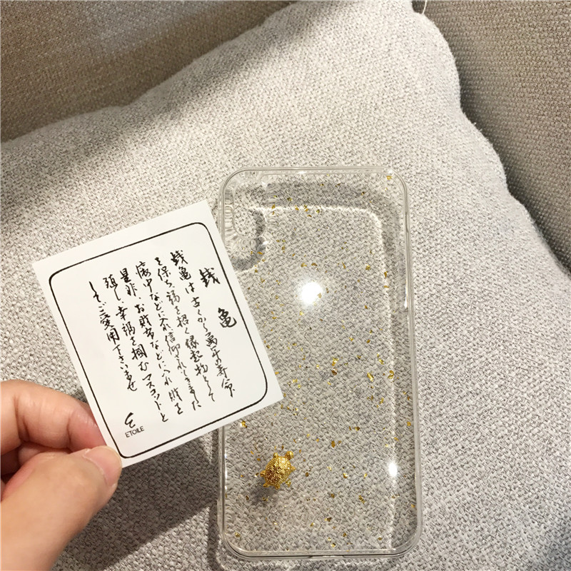 iphone14pro手机壳金箔滴