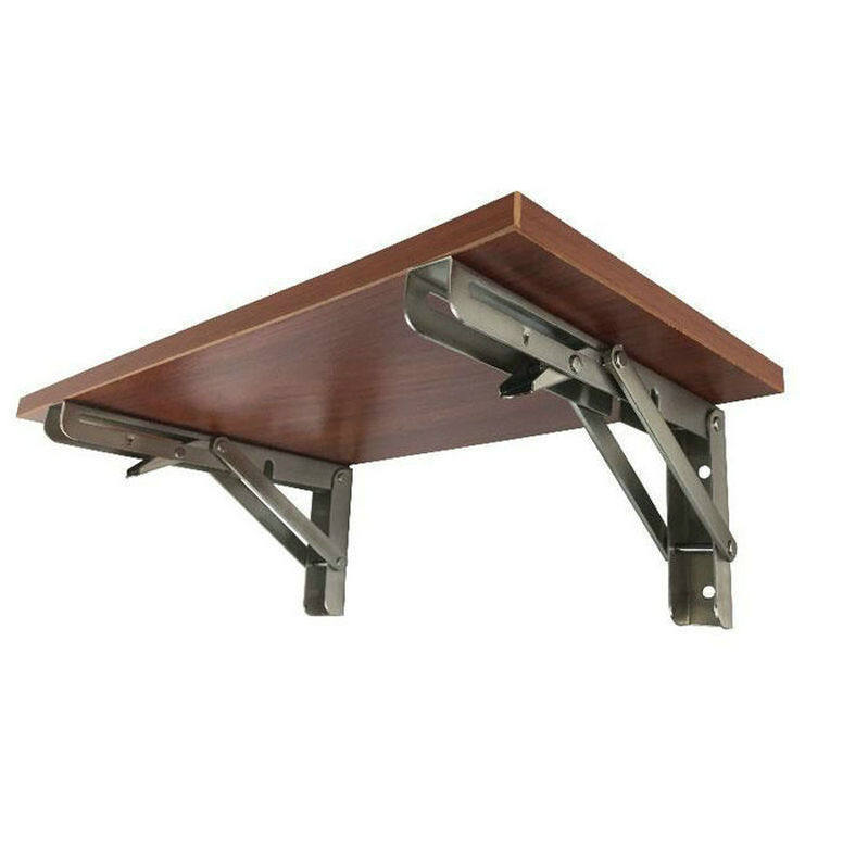 不锈钢折叠三角拖架 折叠架 三角支架托架弹簧支架支撑置物活动支