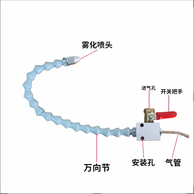 大喷雾总成 喷油嘴 竹节喷油管 塑钢门窗机器配件 断桥铝设备配件