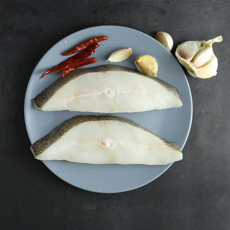 深海比目鱼中段鲽鱼块海鱼冷冻海产450克2份