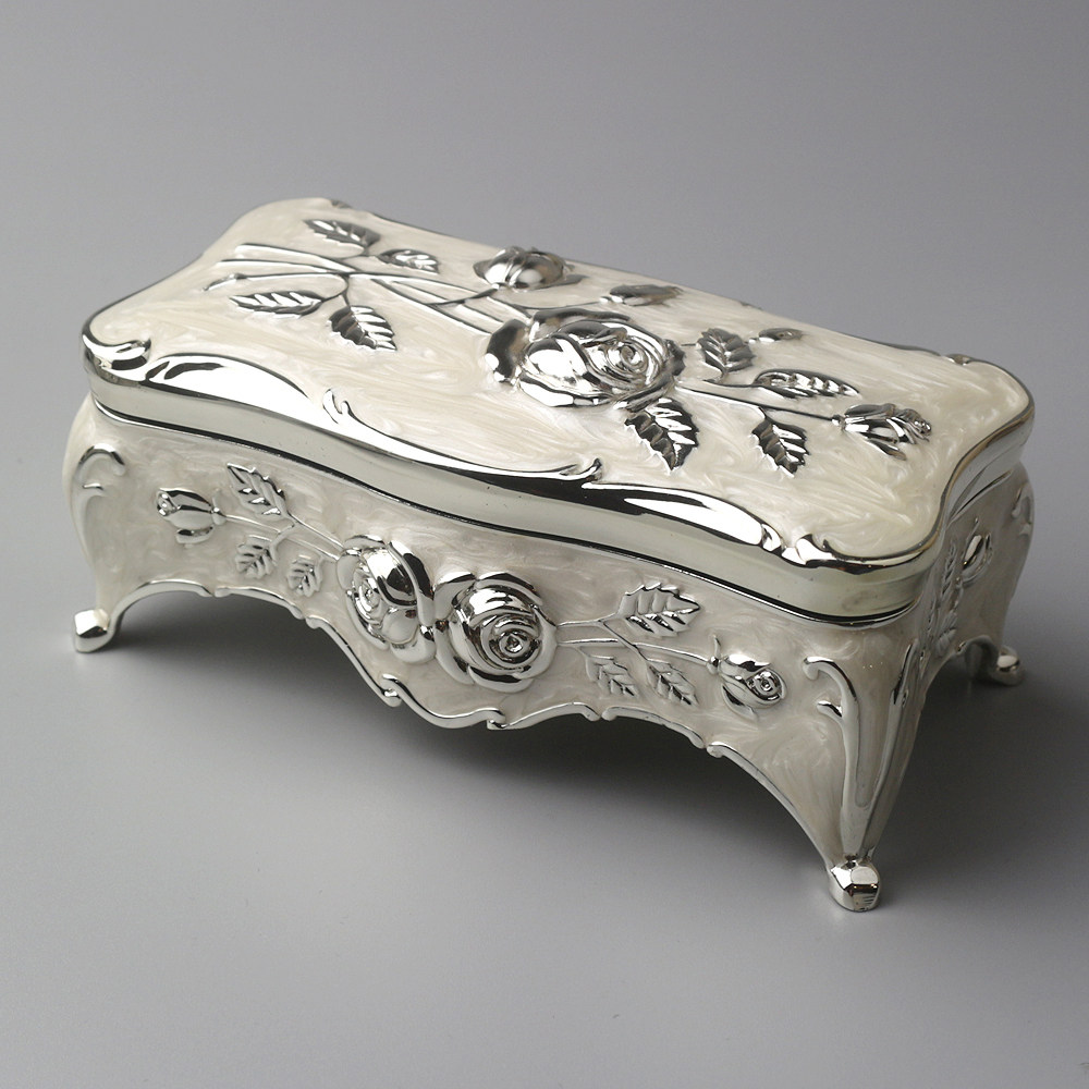 欧式白胶音乐盒金属八音盒创意生日礼物天空之城女孩圣诞情人闺蜜