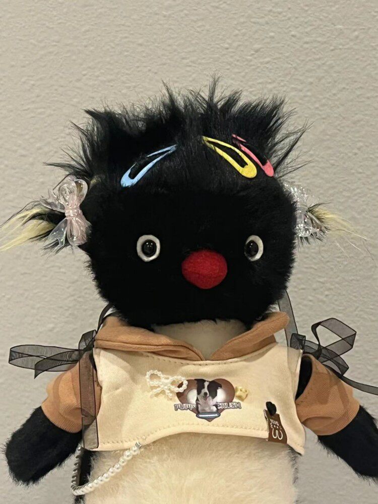 恰狗xo企鹅可爱招财猫毛绒公仔包包挂件玩偶已售200新品淘宝￥15折后