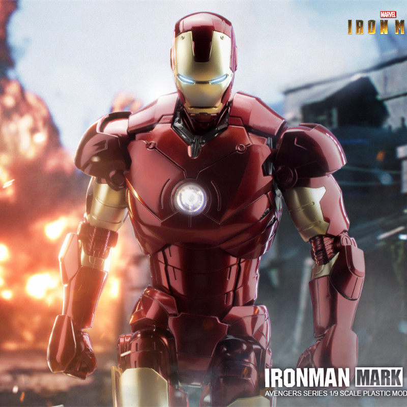 【预售】御模道 复仇者联盟系列 1/9 钢铁侠 mk3 拼装 模型