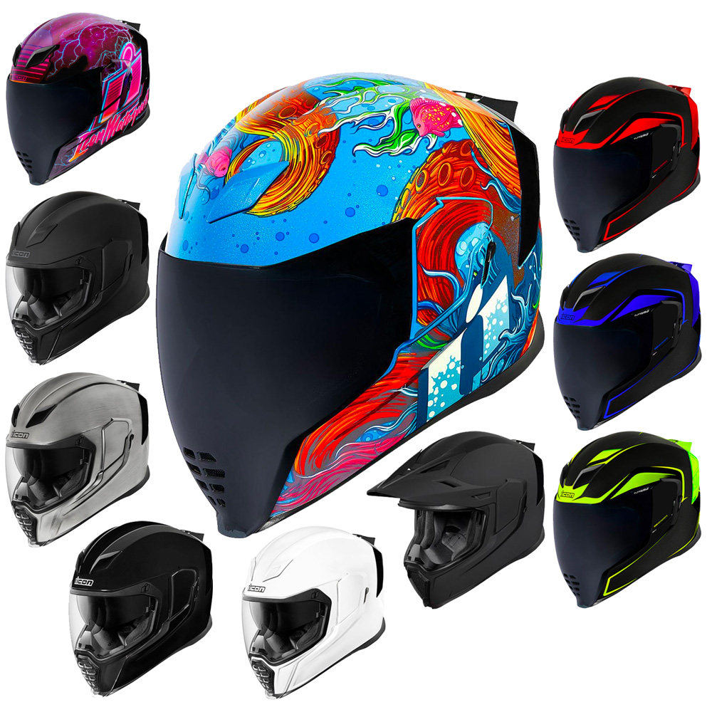 美国iconairflite摩托车头盔跑车热塑全盔2021款代购摩托车头盔