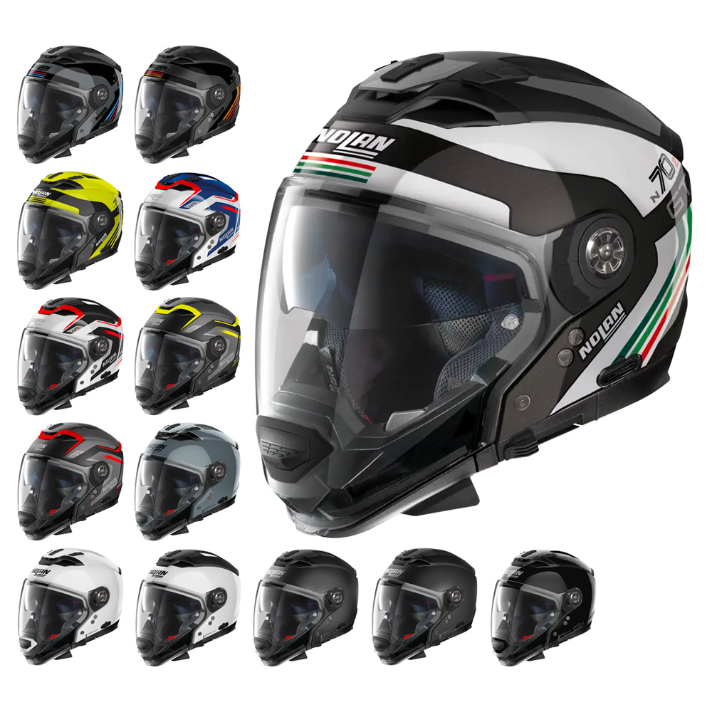 意大利nolann70-2gt摩托车头盔聚碳酸酯跑车越野两用摩托车头盔