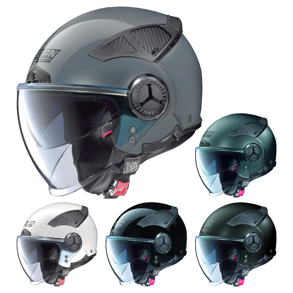 意大利nolann33evo摩托车头盔聚碳酸酯通勤开放2022款摩托车头盔