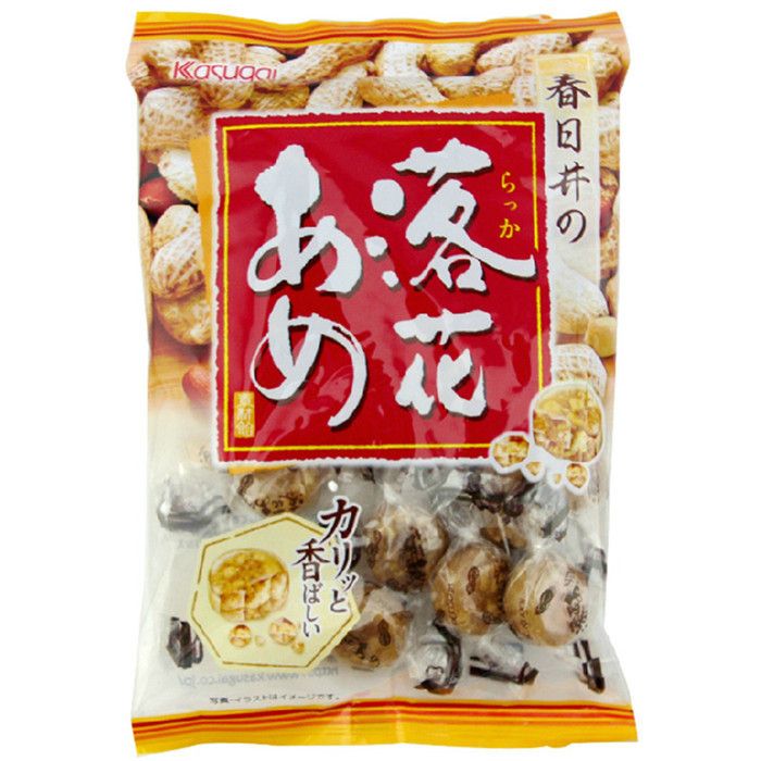 现货日本原装进口零食品 春日井花生味硬糖落花生饴糖 休闲糖果