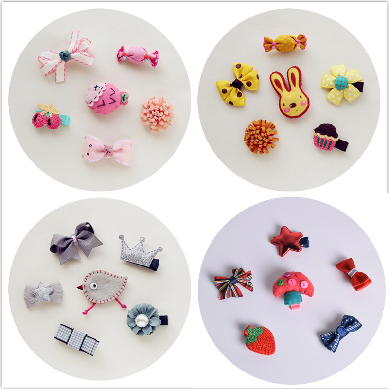 Korean Edition children Hairdressing suit Hairpin baby Hairpin bow star baby Hairpin 6 Set of parts Colorful collocationin the Children/Baby/Family fitted , Children's Accessories , Hair Accessories category - from Buy2taobao.com to provide professional Taobao agent buy service