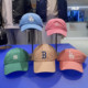韩国MLB新款小标棒球帽NY刺绣男女同款软顶弯檐显脸小帽子cp77