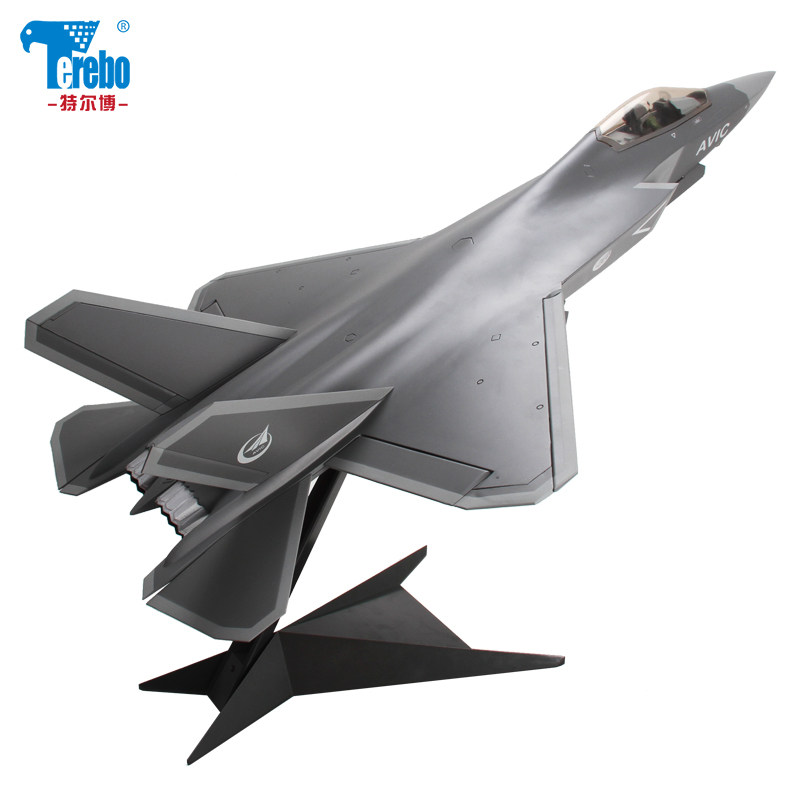 1:24歼31战斗机模型鹘鹰2.0版飞机珠海航展军事摆件成品铝合金
