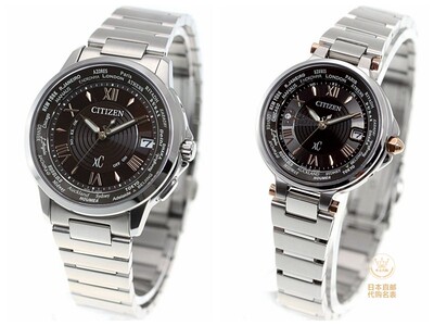 citizen西铁限量情侣款光动能电波手表cb102071xec101090x日韩腕表