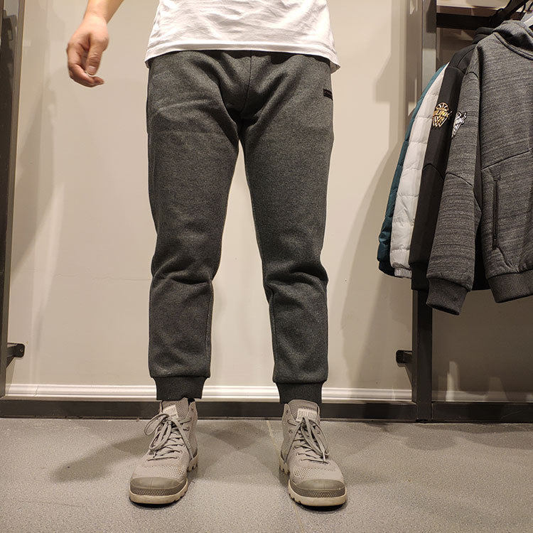 贵人鸟男装运动裤2018冬季保暖休闲加绒加厚收口长卫裤男5385077