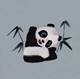[包邮] 苏绣diy初学套件 竹子可爱熊猫图 手工刺绣自学材料包