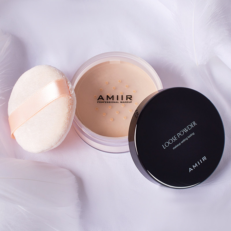 正品amiir艾米尔细腻定妆散粉遮瑕干粉蜜粉控油影楼专用专业彩妆