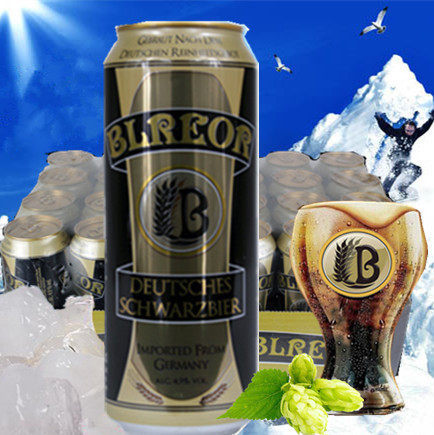 2022年6月到期德国原装进口彼乐大麦黑啤酒500ml24听整箱特价