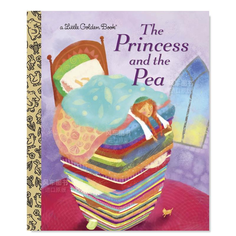 【预 售】豌豆公主 The Princess and the Pea英文儿童趣味原版图书进口外版书籍Golden Books ，Jana ChristyRandom House