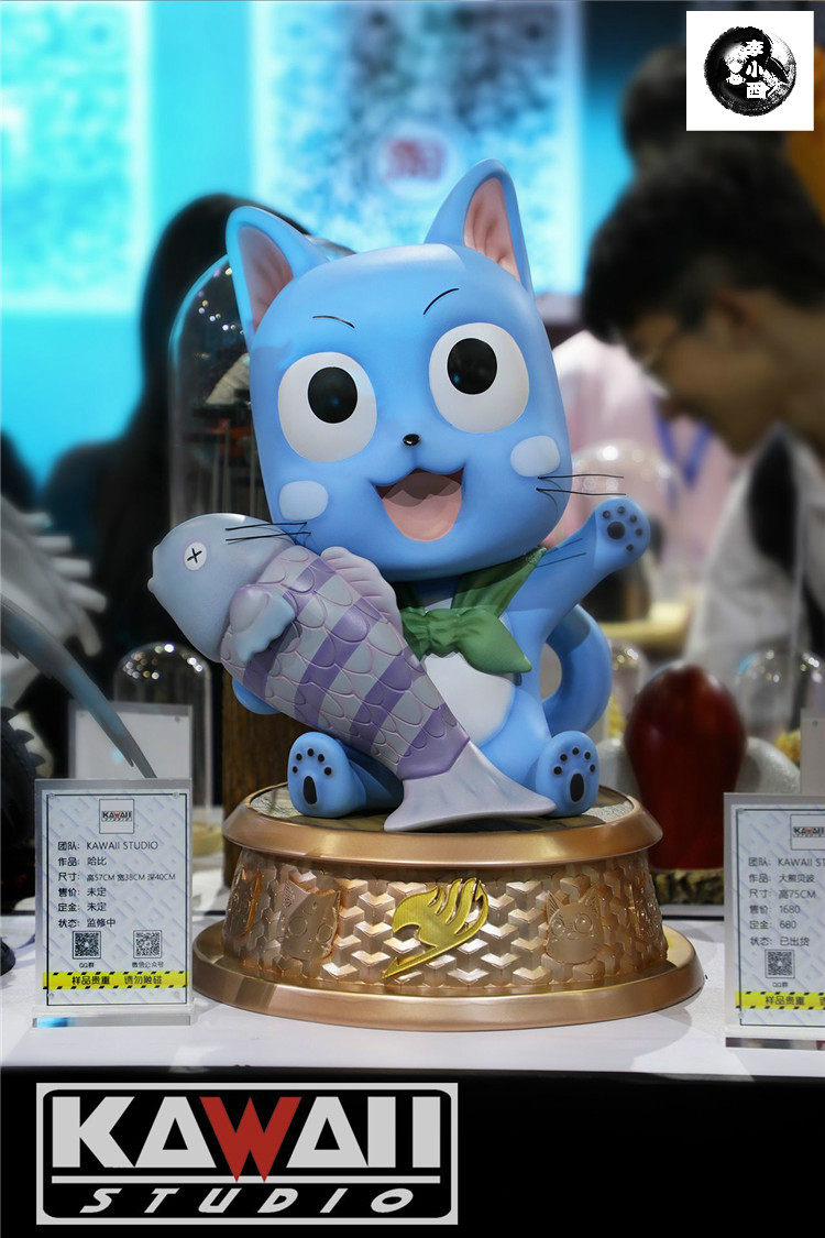 【李小西弟弟】kawaii 爱吃鱼的哈比 1比1 妖精的尾巴 限量手办gk