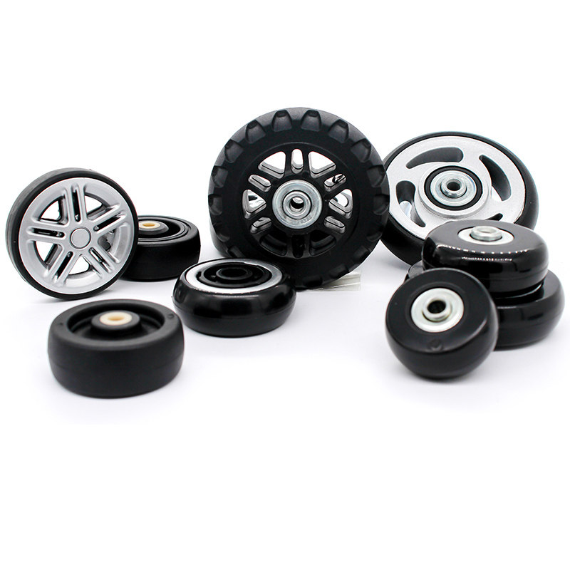 拉杆箱轮子配件万向轮通用单个脚轮轱辘替换密码箱行李箱配件轮胎