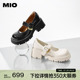 【孔雪儿同款】MIO米奥秋季松糕单鞋高跟一字带玛丽珍女鞋