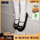 MIO米奥2024年春季圆头平跟法式浅口单鞋一字带显瘦芭蕾鞋女鞋