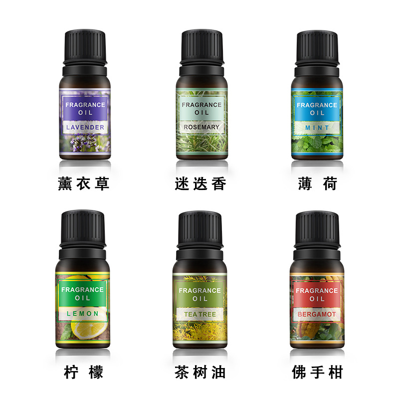单方精油10ml*6瓶盒装 佛手柑迷迭香茶树柠檬薰衣草薄荷水溶精油|ruв категории Средства для ухода за собой, эфирные масла Ароматерапия, эфирное масло - от Buy2taobao.com для оказания профессиональной услуги покупки агента Taobao