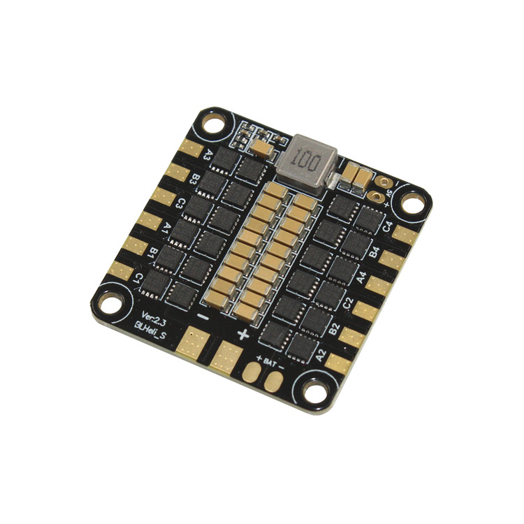 30a无刷电调 4合1无刷35a30ablheli-s 支持2-6s飞行器四合一电调