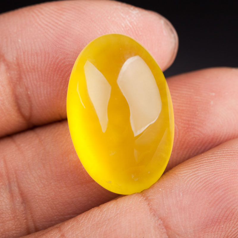 收藏珍品 高贵奢华金黄色葡萄石裸石 油润饱满