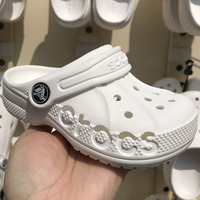 Crocs男鞋夏季卡骆驰女鞋儿童包头凉鞋拖鞋童鞋贝雅洞洞鞋205483