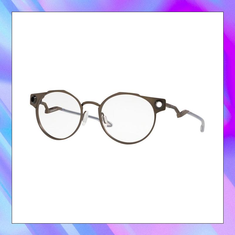 美国代购奥克利OAKLEY 男士眼镜架专柜男复古圆形棕色框OX5141