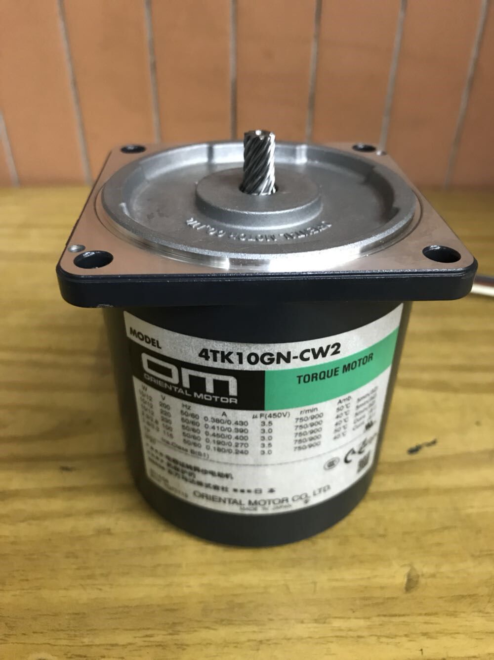 议价日本东方4tk10gn-cw2力距电机 可配4gn减速器 om 拆机 现货