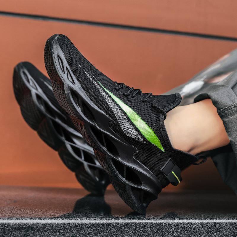 nick内克男鞋夏季轻便休闲运动鞋软底跑步鞋男透气内增高鞋子男防