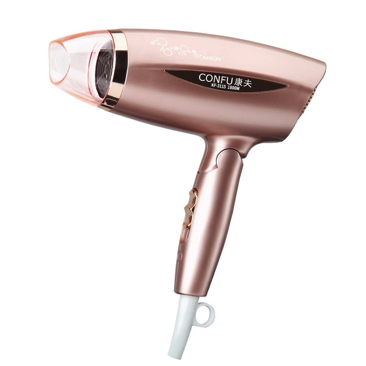 康夫电吹风机kf3115_正品康夫电吹风 大功率负离子护发吹风机家用折叠