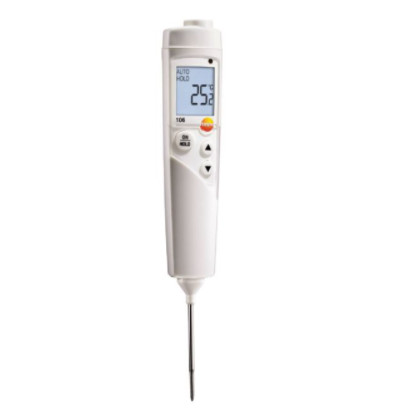 德图testo106食品中心温度计家用厨房奶温烘焙防水探针精度测量仪