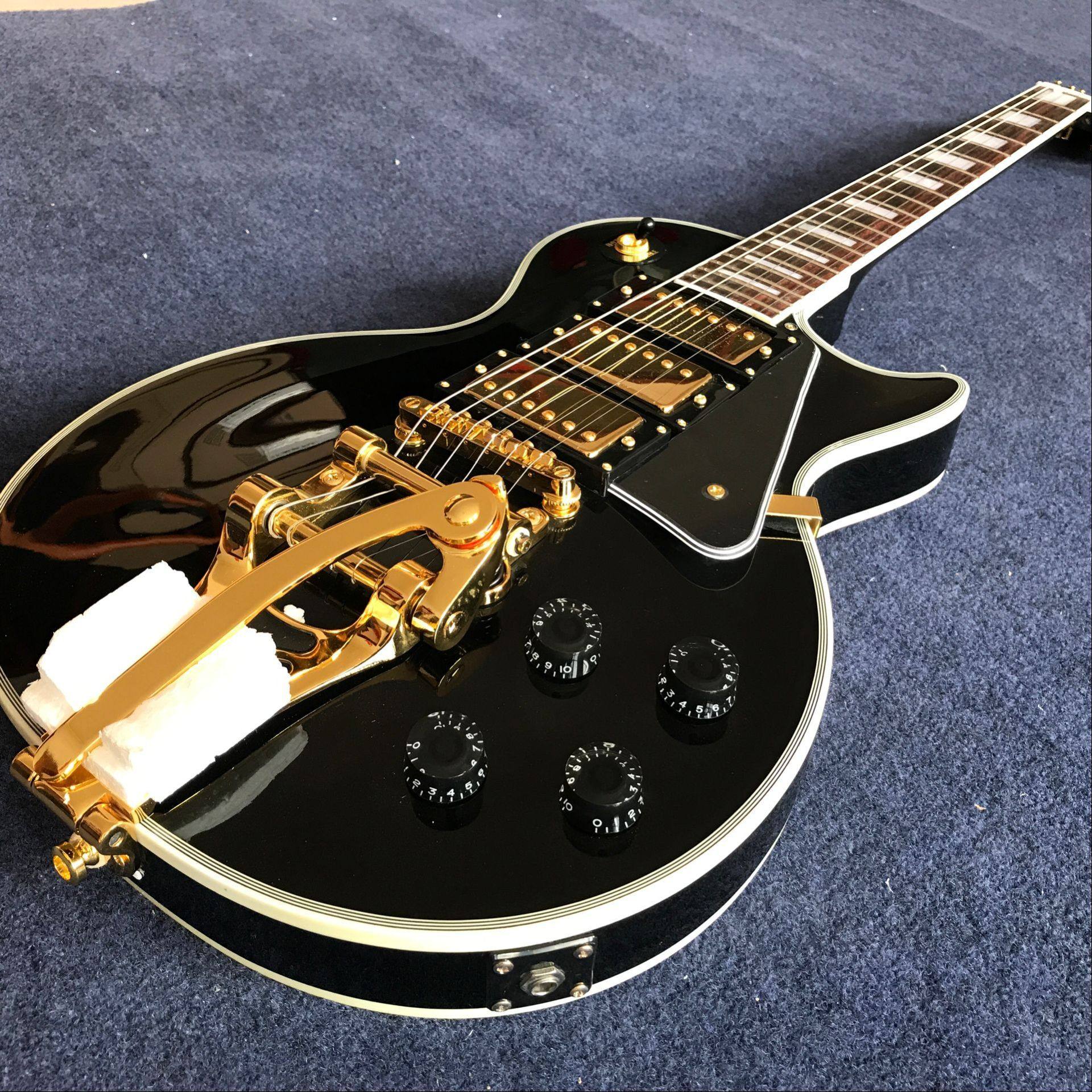 g吉布森custom shop 1960电吉他黑美人爵士电吉他