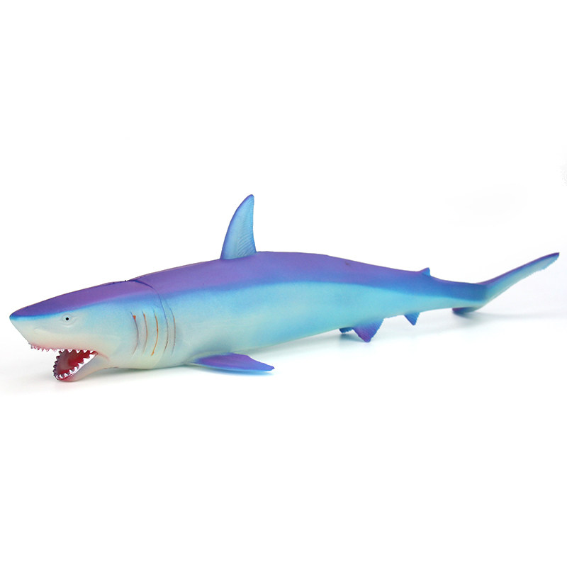 仿真特大号夜光大白鲨模型玩具酒吧海洋动物生物挂件吊件鲨鱼道具