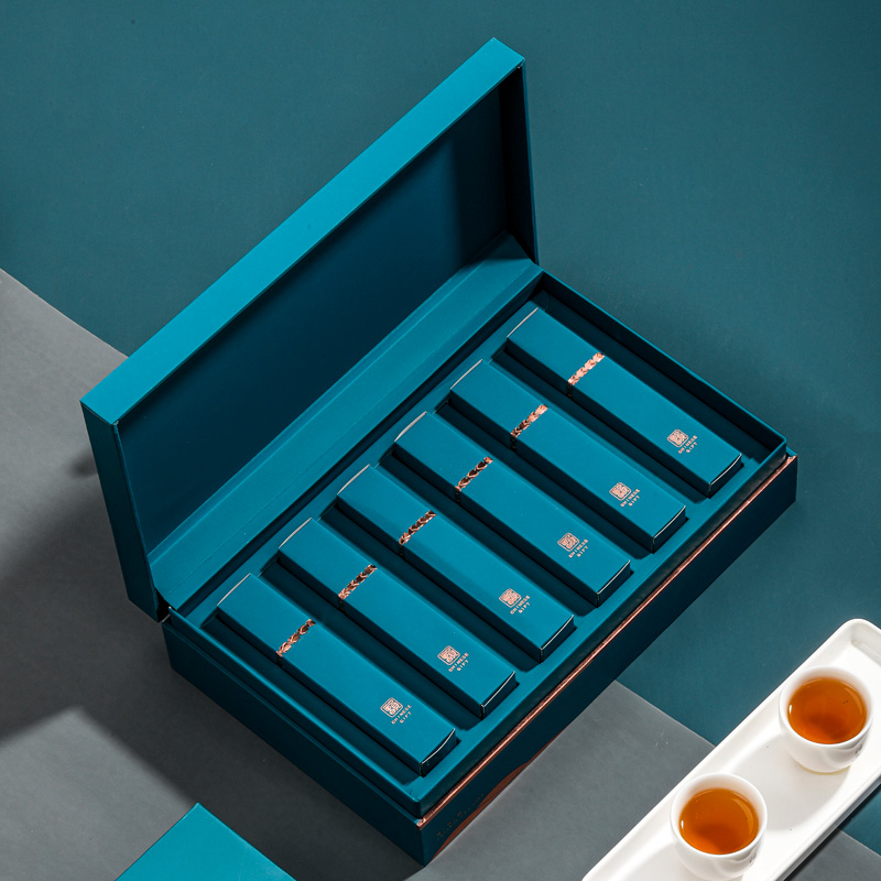 单丛茶叶包装盒高档摆泡盒空礼盒岩茶大红袍礼盒装空盒定制印logo
