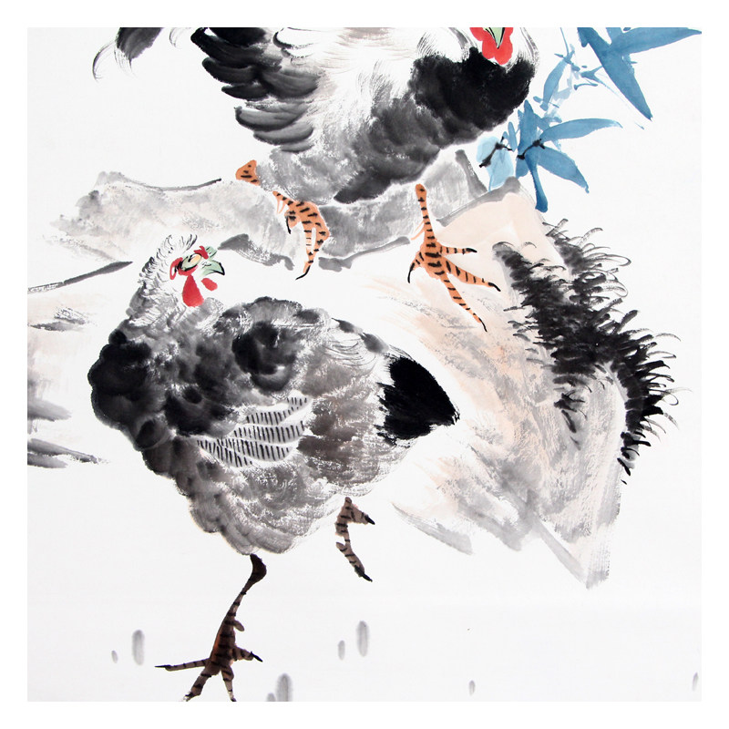 徐湛《竹报平安》出版作品 东方猴王 江苏花鸟协会会长