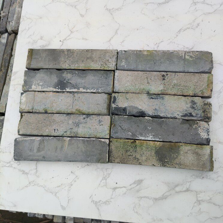 青砖皮3面光青砖红砖砖复古仿古墙砖青切片老红旧砖薄片皮外墙