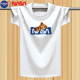NASA短袖t恤男夏季青年宽松学生休闲情侣纯棉半袖体恤衫潮流上衣