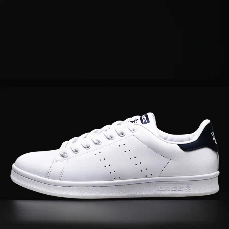 史密斯鞋子情侣夏季透气板鞋男鞋休闲八哥小白