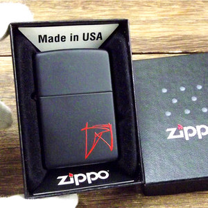 zippo打火机黑漆图片