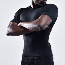 高弹力健身衣服运动吸汗速干透气紧身衣男篮球