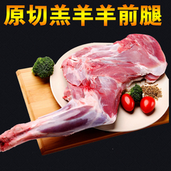 内蒙清真 新鲜带骨羔羊羊前腿 生羊肉 生羊腿肉 新鲜羊肉  1300克