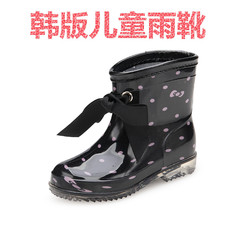 韩国宝宝幼儿卡通印花 韩国男童女童雨靴水鞋 儿童雨鞋防滑小童女