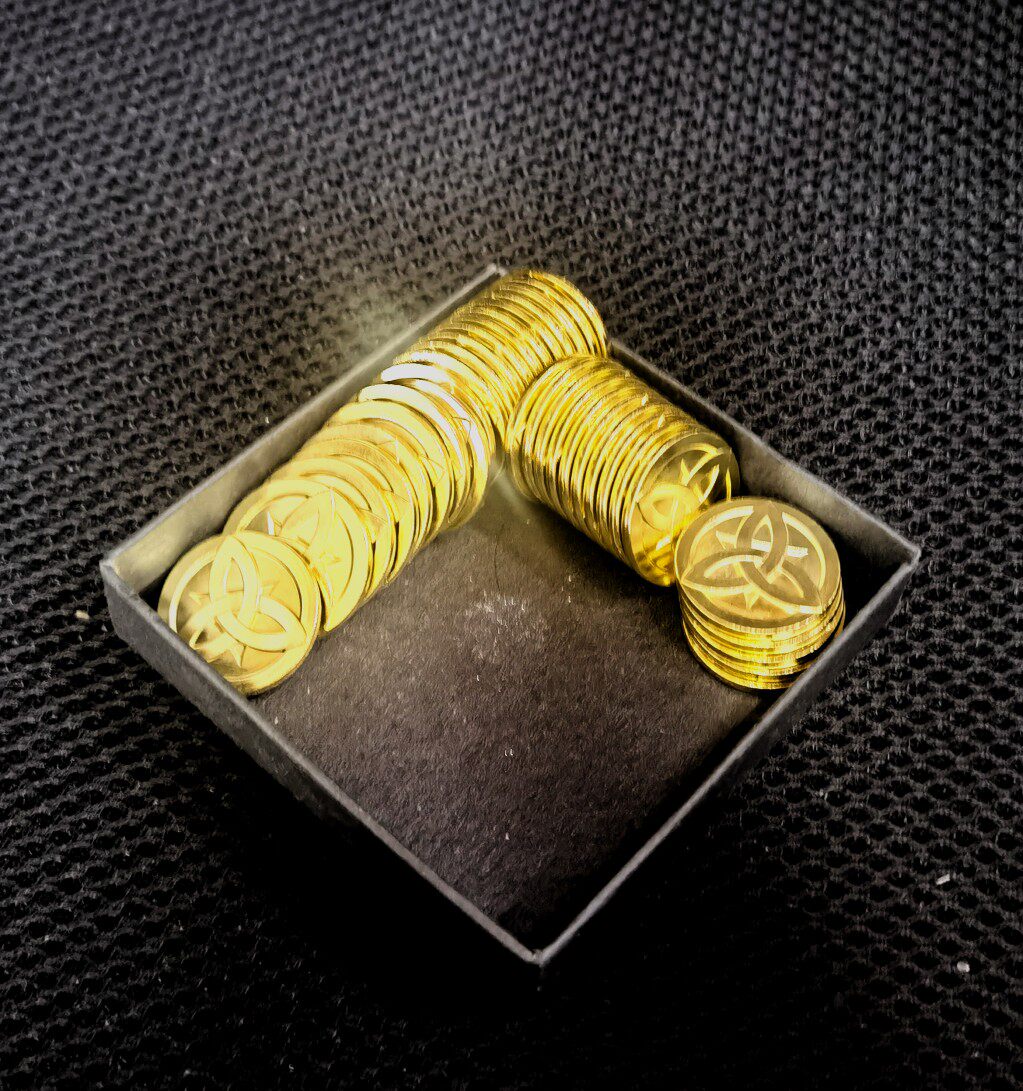 提瓦特通用货币[摩拉]金属硬币莫娜cos道具