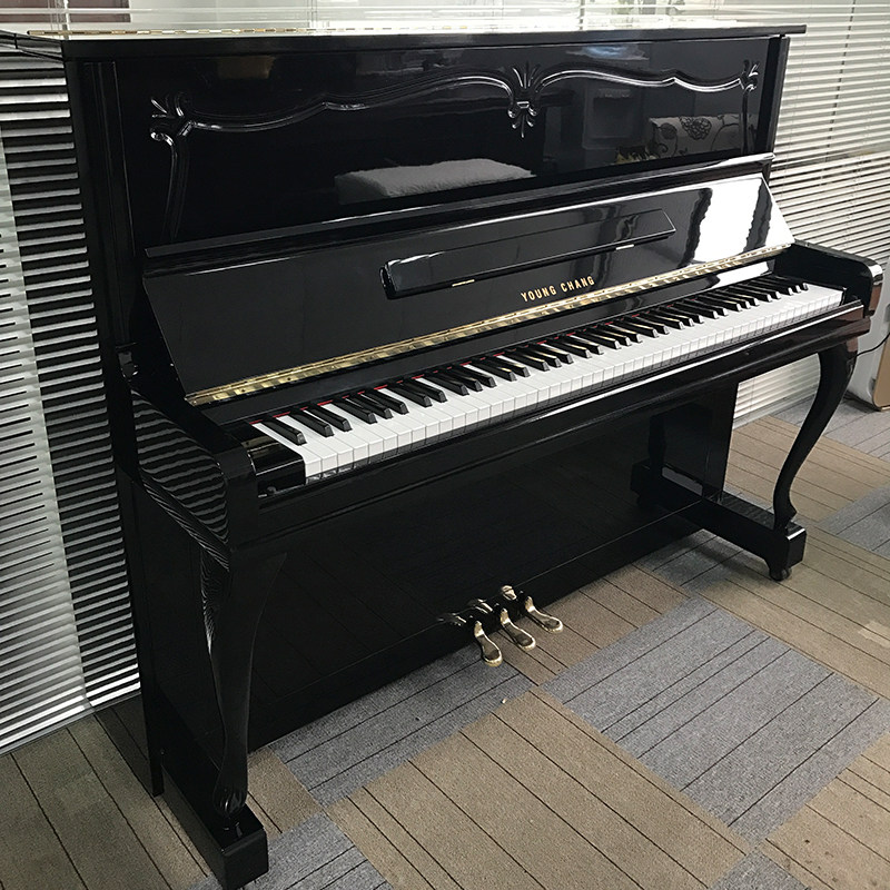 高配韩国原装进口二手钢琴2000年后英昌u121立式钢琴专业考级演奏_不